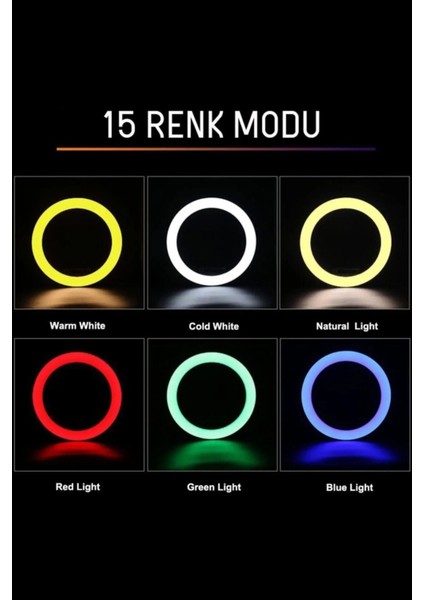 LED Video Güzellik Merkezi Işığı Rgb LED Işık