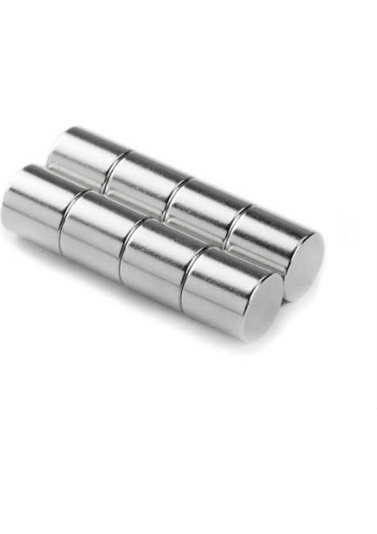 5 Adet 10 x 10 Güçlü Silindir Neodyum Mıknatıs Magnet