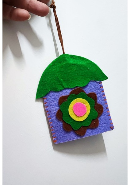 Ev Formunda Asansörlü Keçe Anahtarlık fiyatları