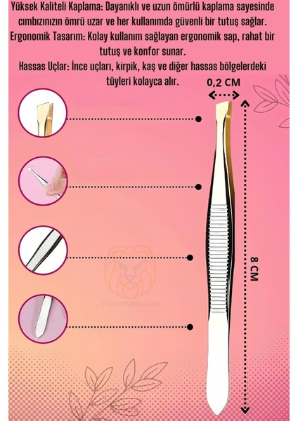 2 mm Micro Ince Uçlu Cımbız Çelik Solingen Professional 721185