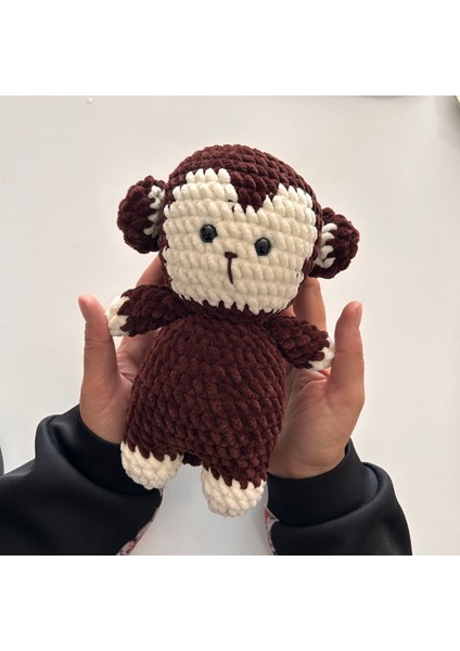 Amigurumi Örgü Maymun Oyuncak / Elişi Oyuncak / Peluş Oyuncak