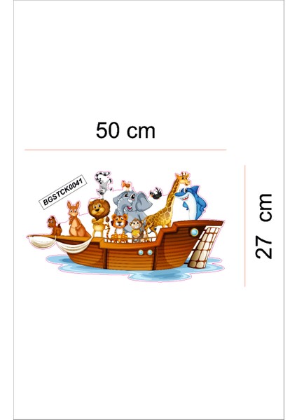 Bizerk Görsel Karikatür Sevimli Hayvanlar Çocuk Odası Kreş Anaokulu Yapışkanlı Duvar Sticker modelleri
