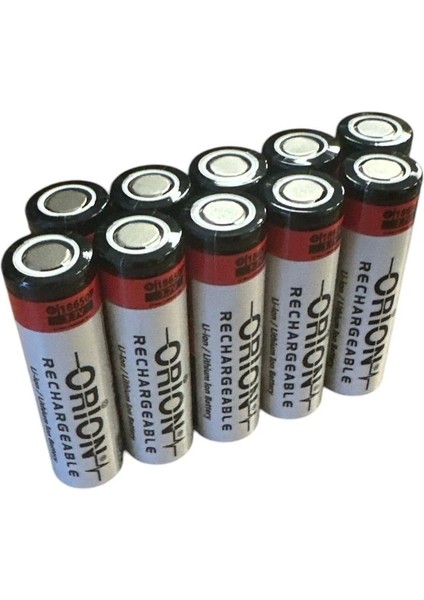 10 Adet 18650P 3.7V 2450 Mah 12C Li-Ion Pil