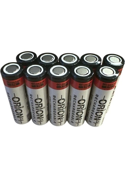 10 Adet 18650P 3.7V 2450 Mah 12C Li-Ion Pil