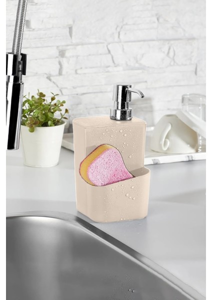 Herseyevinizde 650 ml 2&apos;si 1 Arada Akıllı Sabunluk ve Süngerlik