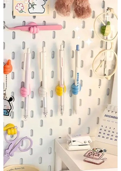 Çok Amaçlı Sevimli Kanca Seti Kendinden Yapışkanlı Renkli 30 Adet