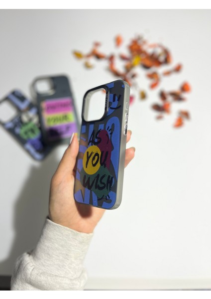 Apple iPhone 15 Pro Cool Grafiti Silikon Kılıf Serisi