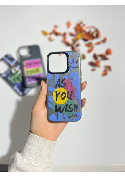 Apple iPhone 15 Pro Cool Grafiti Silikon Kılıf Serisi