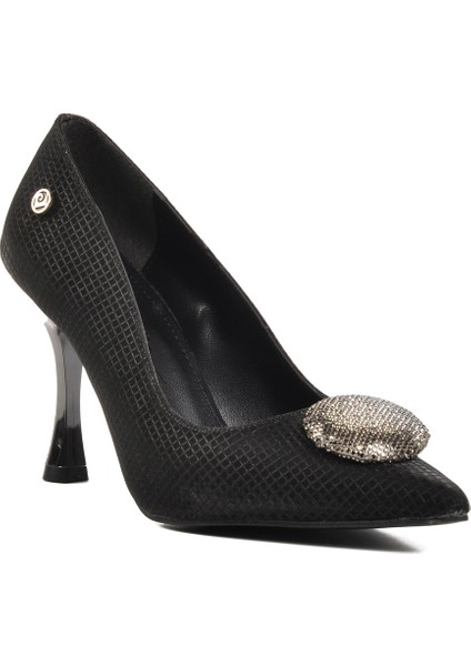 Siyah Kadın Topuklu Ayakkabı