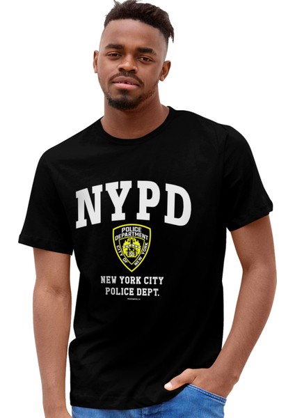 Nypd Siyah Erkek Tshirt