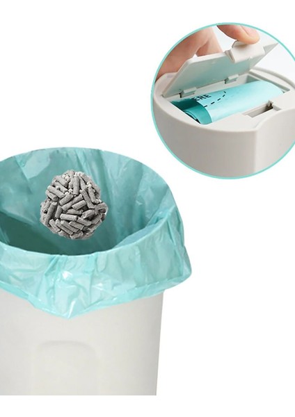 Kedi Kumu Temizleyici Kürek Kedi Kumu Temizleme Elekli Poşet Hazneli fırsatları