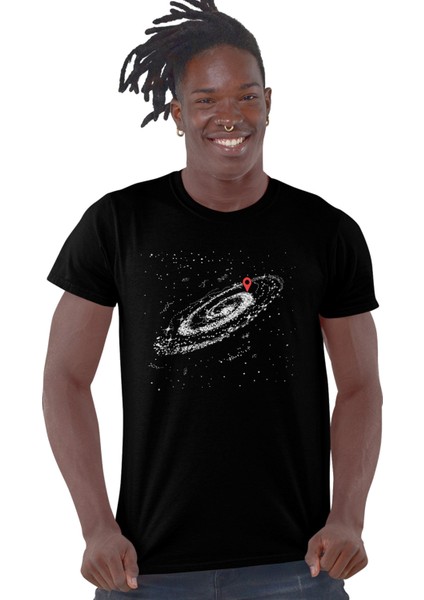 Ben Nerdeyim Siyah Erkek Tshirt