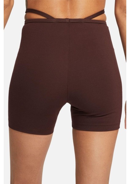 Sportswear Everyday Modern 5 Inch Biker Shorts Kadın Tayt Şort Kahverengi