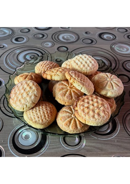 Waffle Desen Kurabiye Aparatı 5 cm Mavi
