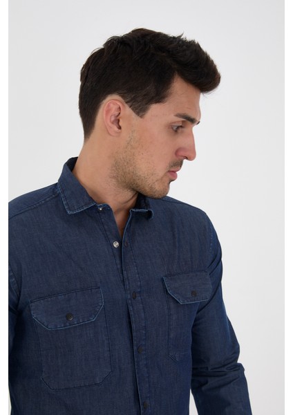 Jack Carısma. Denim Kot, Çift Kapaklı Cep