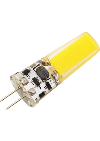 10 Adet 220 Volt G4 LED Ampül 9 Watt (Beyaz Işık , Sarı Işık)