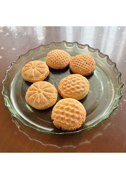 Desenli Kurabiye Aparatı Kahverengi 3'lü Set modelleri