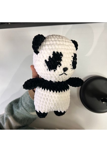 Amigurumi Elişi Kadife Panda / Uyku Arkadaşı