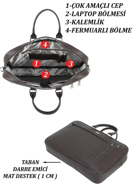 Unisex Omuz El Çantası 17'' Inç Laptop Bölmeli Su Geçirmez Dış Yüzey Darbe Emici indirimleri