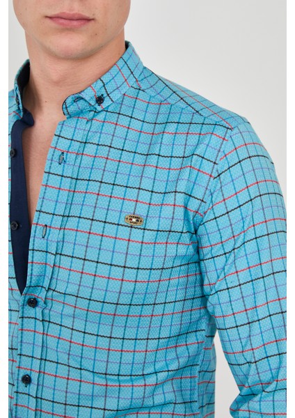 Armüllü Ekose Likra, Esnek ve Rahattır