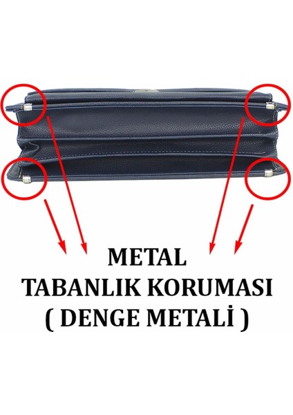 Erkek Omuz Çantası A4 ve Dosya Uyumlu Kilit Mekanizmalı 15,6 Inç Laptop Bölmeli