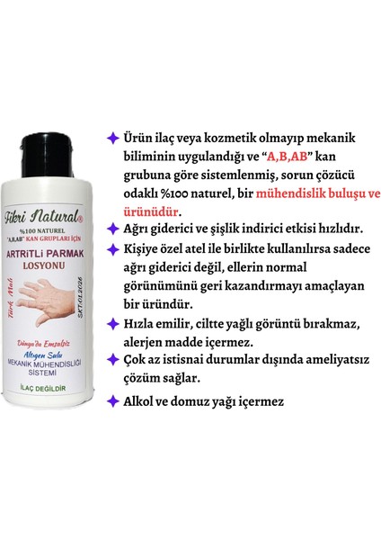 Artritliparmak Losyonu fiyatları