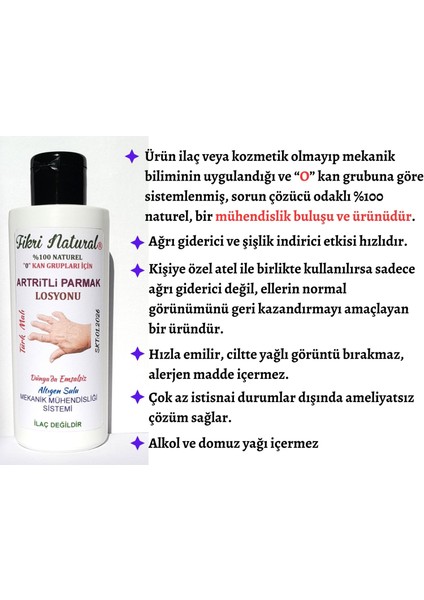 Artritliparmak Losyonu