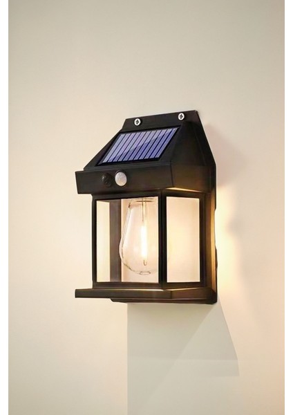 Güneş Enerjili Şık Ampul Şeklinde LED Aydınlatma: Balkon, Bahçe, Loş Işık, Dekoratif