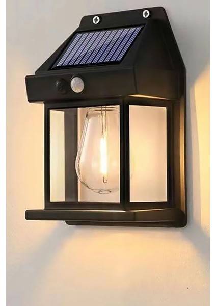 Güneş Enerjili Şık Ampul Şeklinde LED Aydınlatma: Balkon, Bahçe, Loş Işık, Dekoratif