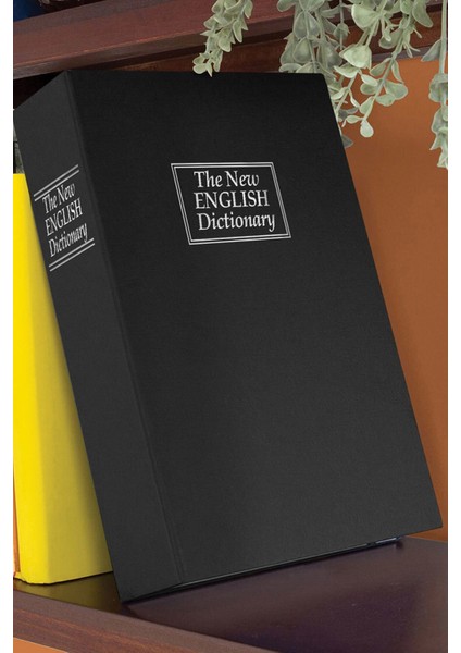 Kitap Şeklinde Gizli Kasa, Hırsız Kilitli Sözlük Para Kumbarası, Güvenli Gizli Saklama indirimleri