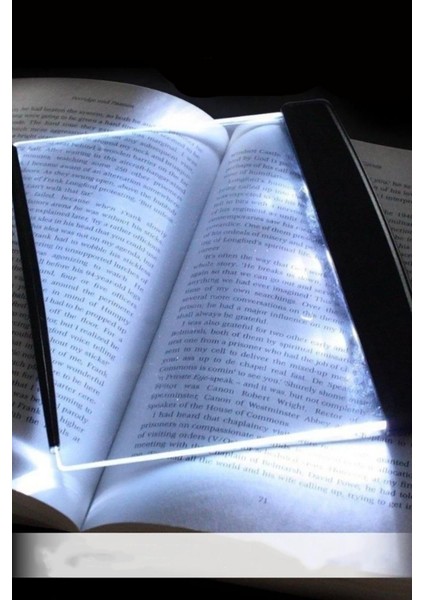 LED Kitap Arası Okuma Işığı Panel: Aydınlatıcı, Pratik, Kompakt, Kitap Lambası