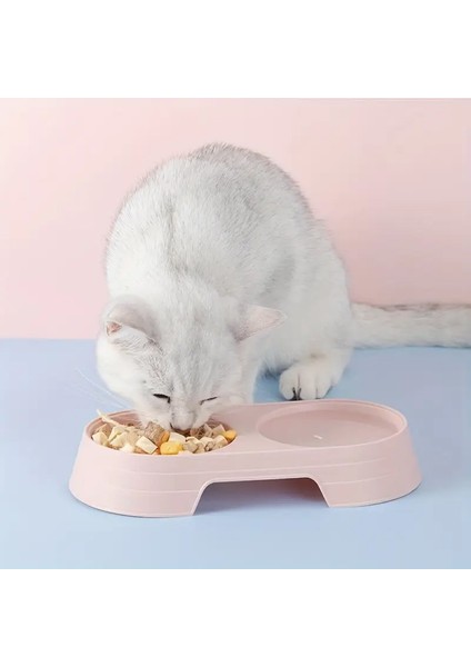 Kedi Köpek Için Plastik, Ikili Mama ve Su Kabı