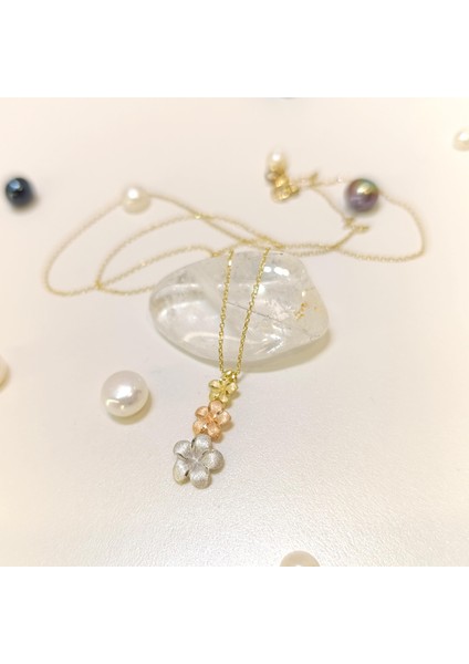 Çiçek Kolye 14 Ayar Altın Hd Videolu fiyatları