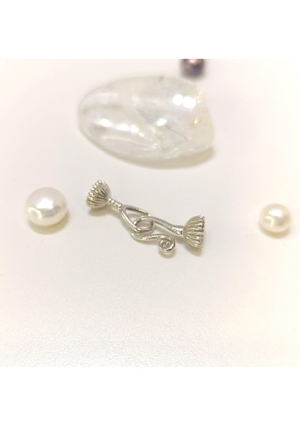 Antik Inci ve Taş Dizmek Için Kilit 925 Ayar Gümüş Hd Videolu