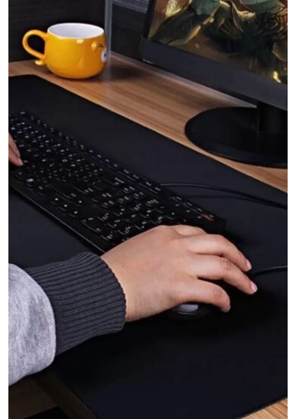4xl Büyük Boy Siyah Mousepad, 120X60CM Oyun Gamepad, Şık Masa Üstü Kullanımı Için