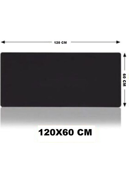 4xl Büyük Boy Siyah Mousepad, 120X60CM Oyun Gamepad, Şık Masa Üstü Kullanımı Için