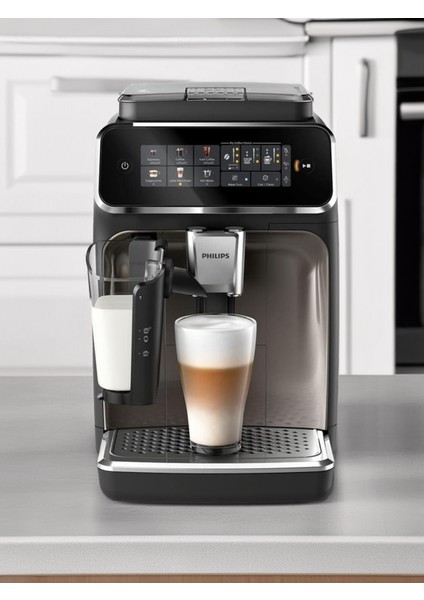 Lattego 3300 Seri Tam Otomatik Kahve ve Espresso Makinesi, 6 Çeşit Kahve Seçeneği, Şık Tasarım, Onerous Mutfak Tartısı