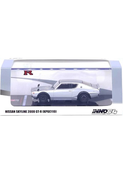 1:64 Diecast Nissan Skyline Silver 200 Gt-R Inno Model Araba