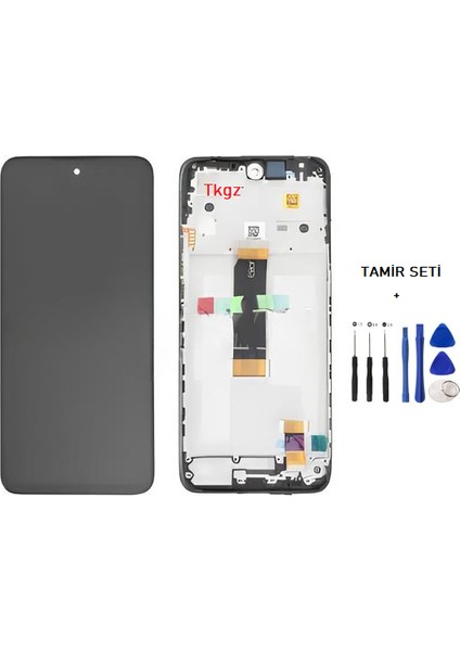 - Xiaomi Redmi 12 Uyumlu LCD Ekran Dokunmatik Çıtalı + Tamir Seti