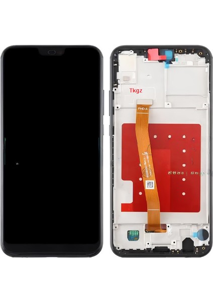 - Huawei P20 Lite Uyumlu LCD Ekran Dokunmatik Çıtalı Siyah