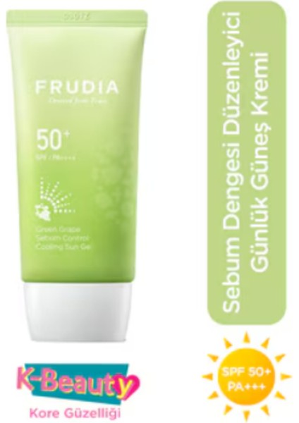 Green Grape Sebum Gözenek Kontrol Güneş Kremi SPF50 50gr
