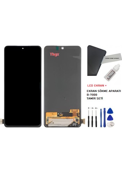 - Xiaomi Redmi NOTE 10 PRO -4G- Uyumlu Lcd Ekran Dokunmatik Orijinal + B-7000 + TAMİR SETİ
