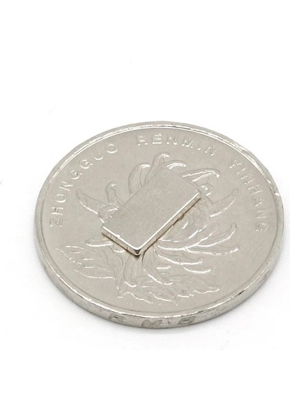 Dikdörtgen Neodyum Mıknatıs 10 x 5 x 1,5 mm (10 Adet)