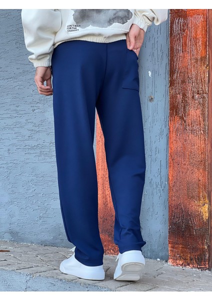 Yeni Sezon Rahat Kalıp Esnek Kumaş Beli Lastikli Baggy Jogger Pantolon fırsatları