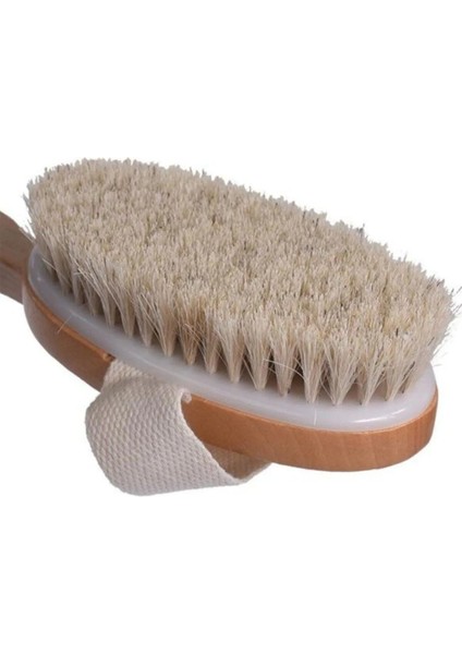 Uzun Ahşap Tutacaklı At Kılı Banyo Fırçası Banyo Için Organik At Kılından Yapılmış Tarak modelleri