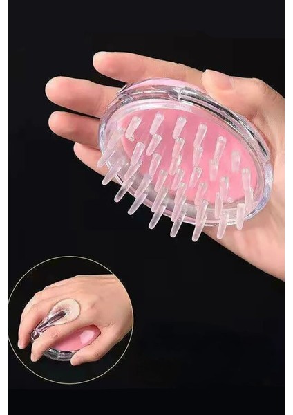 Silikon Kafa Masaj Fırçası - Saç Derisi Masajı ve Yıkama Için Şampuan Tarağı indirimleri