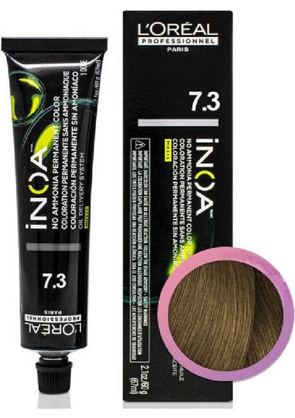 L'oreal Professionnel Inoa Yeni Amonyaksız Vegan Saç Boyası | 7.3 Kumral Dore 60ML 11