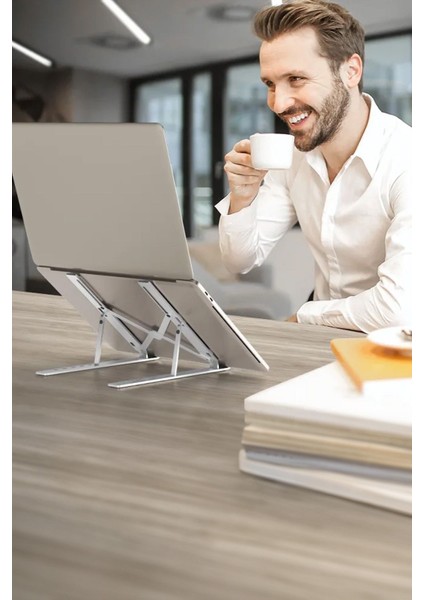 Metal Notebook Standı Tutucu Rahat Kullanım Ayarlanabilir Stand