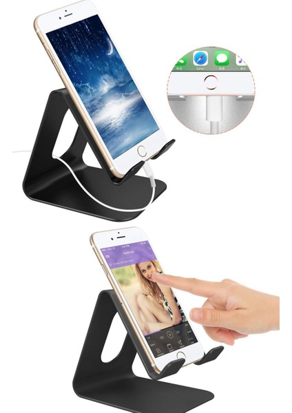 Film Video Yayın Izlemek Için Telefon Tablet Standı Sağlam Kaliteli Malzeme