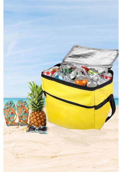 Kamp Piknik Için Kolay Soğuk Sıcak Tutma Çanta Termos Sıcak ve Soğuk Tutar 40 Litre